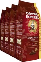 Douwe Egberts Aroma Rood Koffiebonen - Extra grote verpakking 4 x 1000 gram