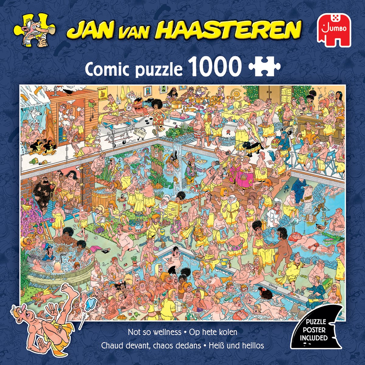 Jan van Haasteren - Op hete kolen - 1000 stukjes puzzel - Legpuzzel — afbeelding 2