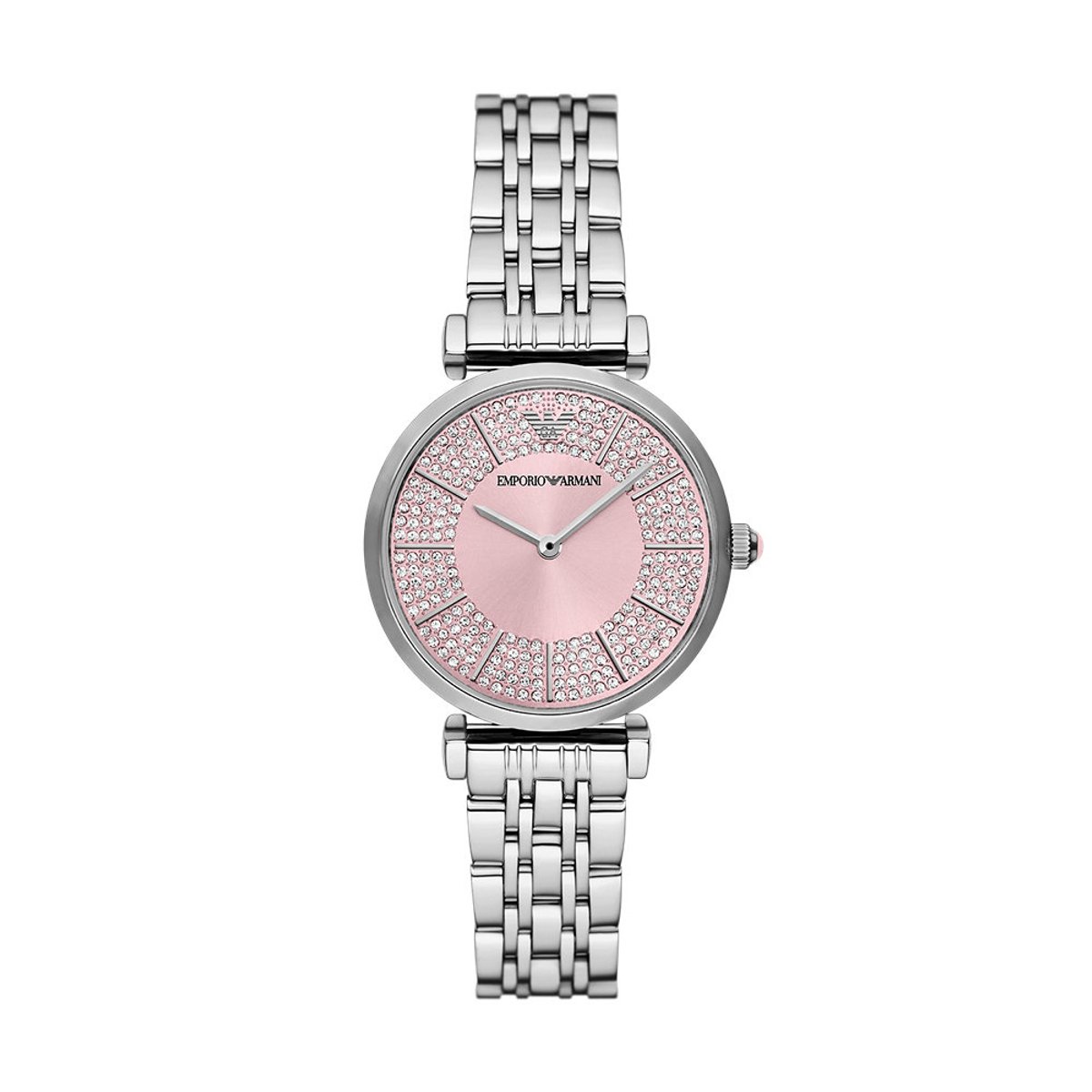 Emporio Armani Dames Horloge 32 mm - Zilverkleurig