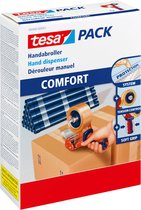 Dérouleur de ruban adhésif tesa 06400-01-02 ajustable, avec dispositif de freinage 50 mm 66 m