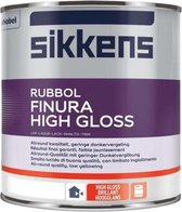 Sikkens Rubbol Finura High gloss 2,5 liter - Wit