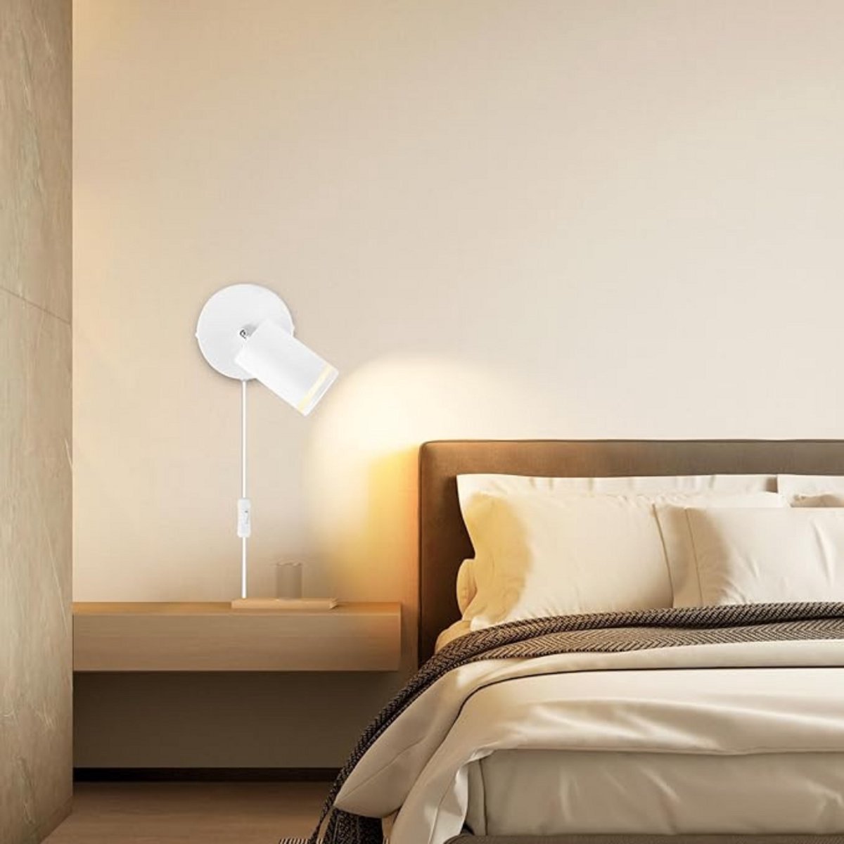 12v LED wandlamp Met Dimmer TOUCH Schakelaar 10-30v