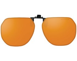 GUNNAR - MOFFETT CLIP ON Gaming Bril - Computerbril - Blauw Licht Bril - Blue Light Glasses 0,0 Sterkte Amber MAX