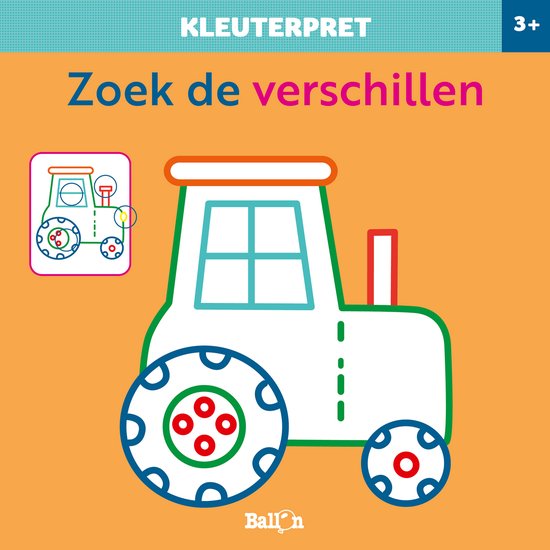 Kleuterpret 0 - Zoek de verschillen 3+ - cover