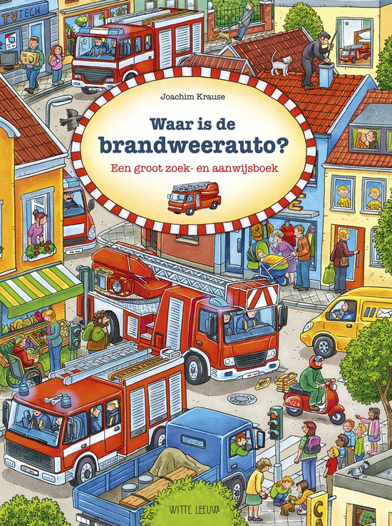 Zoekboeken - Waar is de brandweerauto? - cover