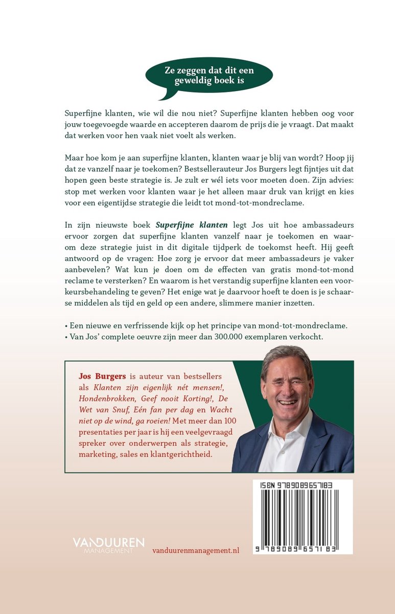 Superfijne klanten - back cover