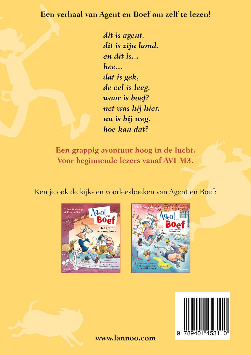 Agent en Boef - lol in de lucht - back cover