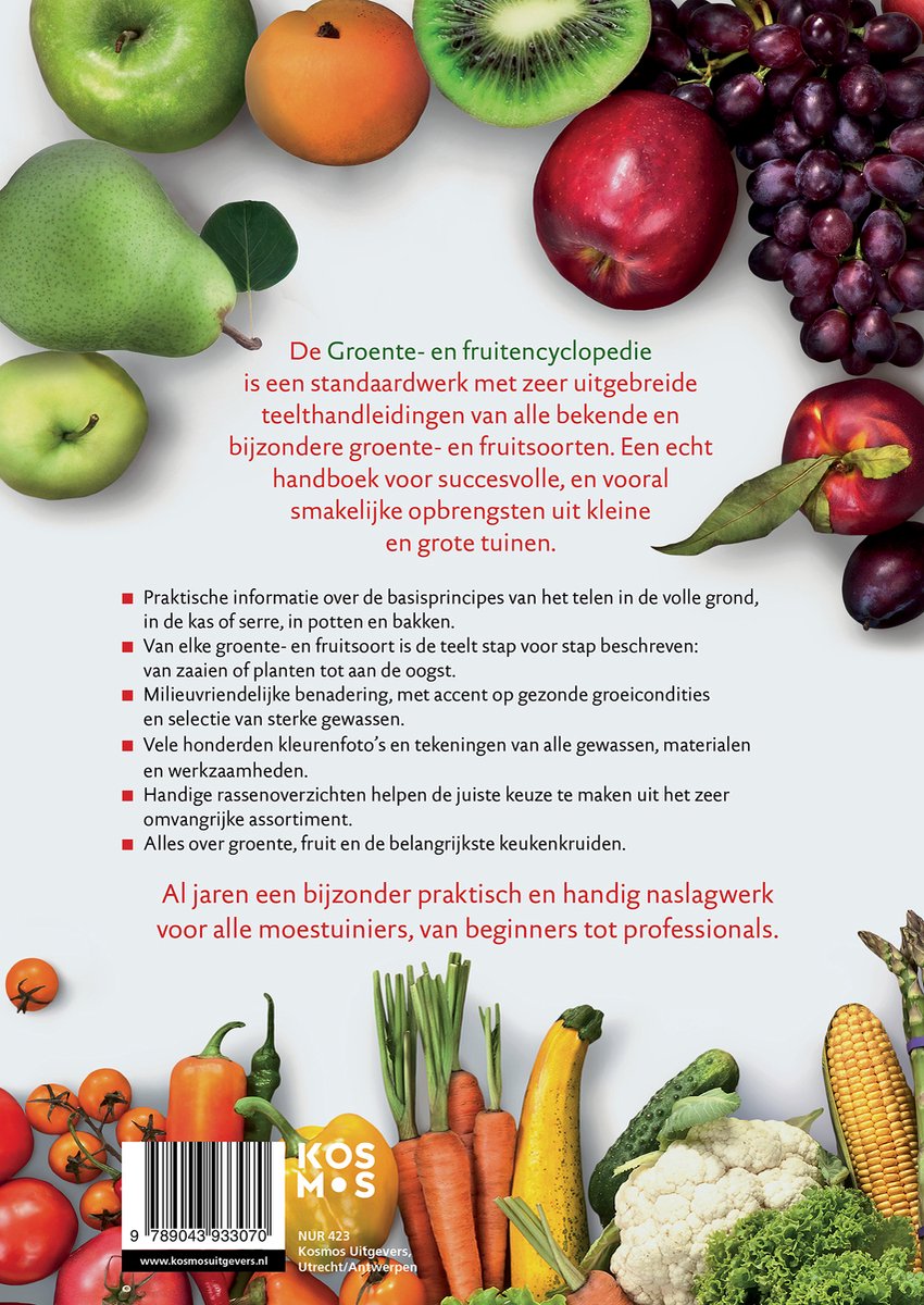 Groente- en fruitencyclopedie - back cover