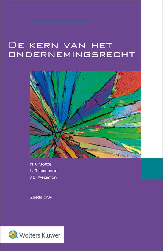 De kern van het ondernemingsrecht - cover