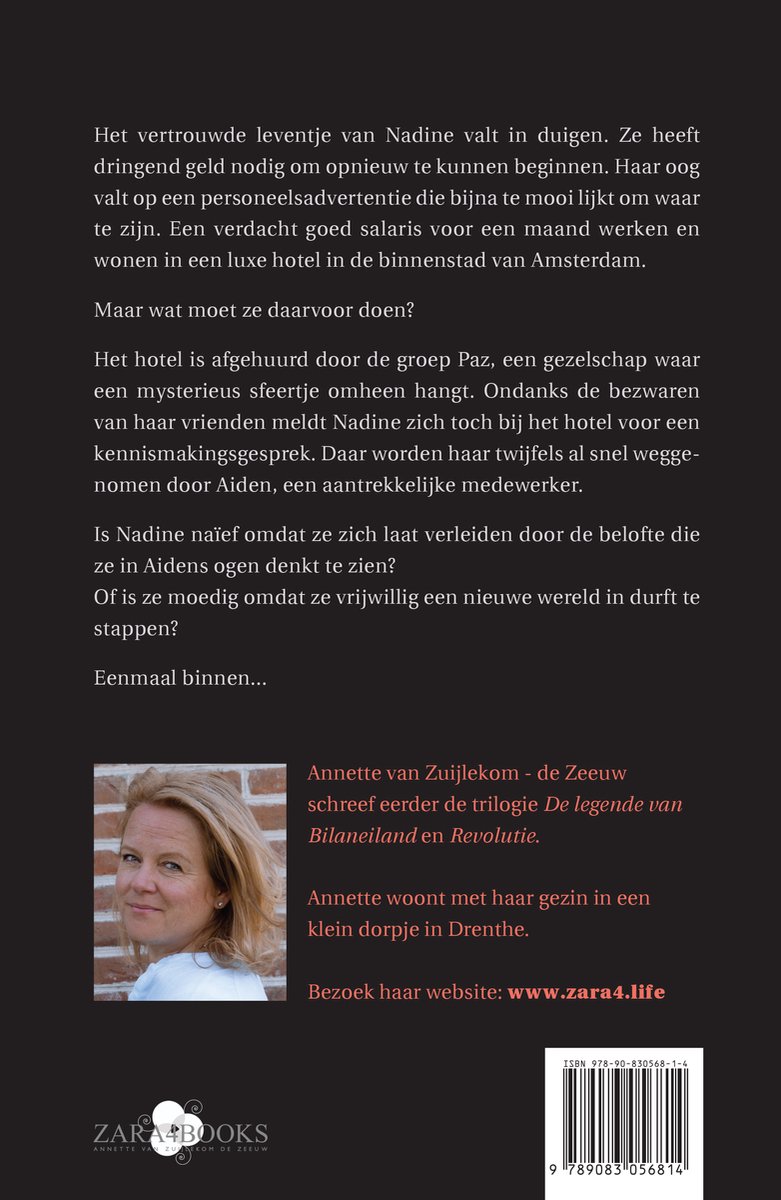 Een teken van liefde - back cover