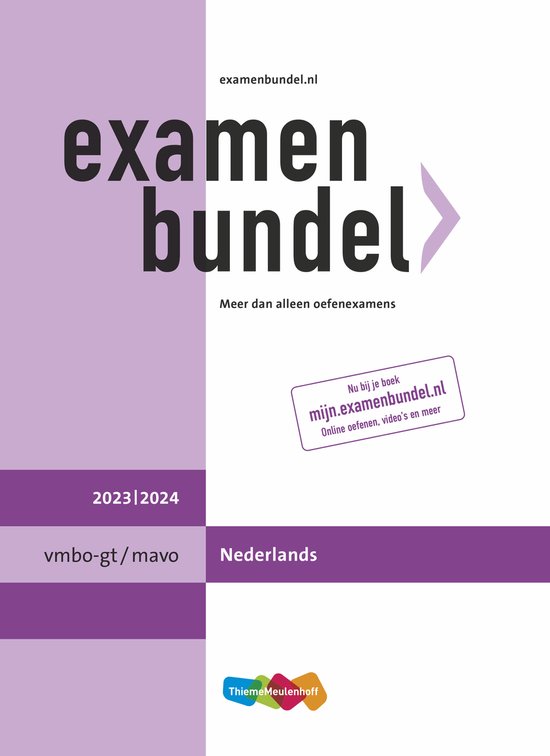 Examenbundel vmbo-gt/mavo Nederlands 2023/2024 - cover