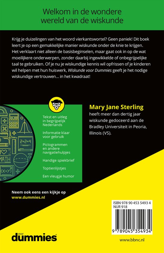 Voor Dummies - Wiskunde voor Dummies