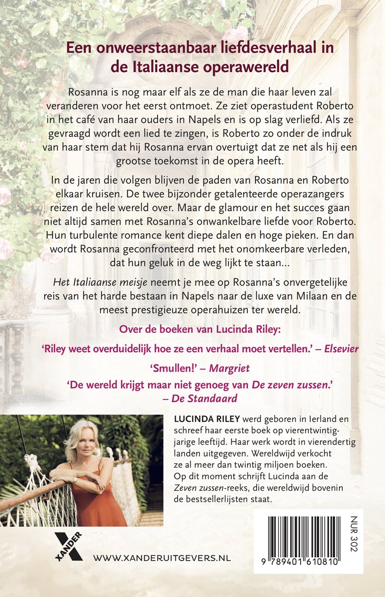 Het Italiaanse meisje - back cover