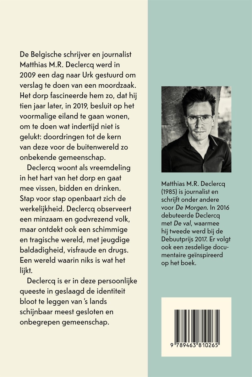 De ontdekking van Urk - back cover
