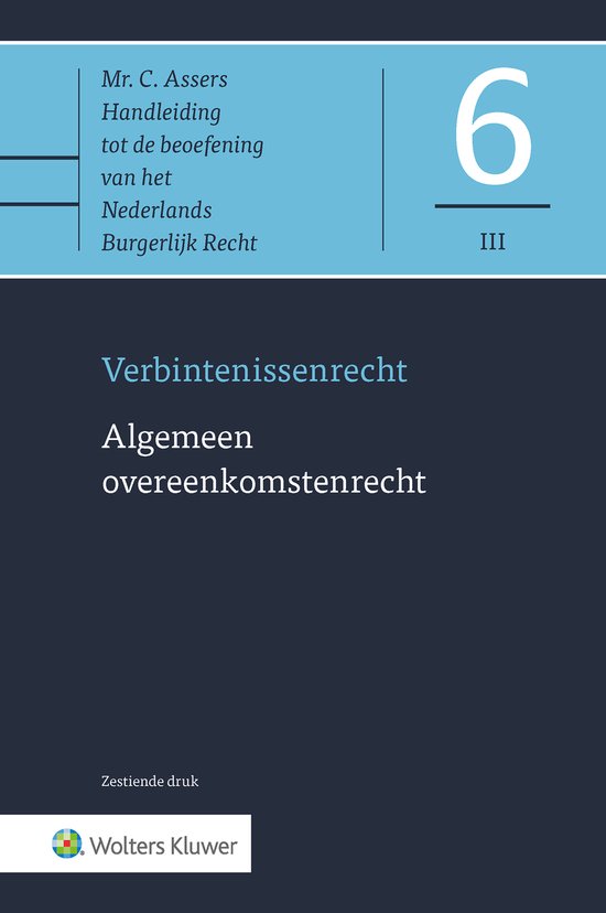Asser 6-III Algemeen overeenkomstenrecht - cover