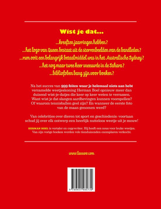 1001 weetjes die je gelukkig niet hoeft te onthouden