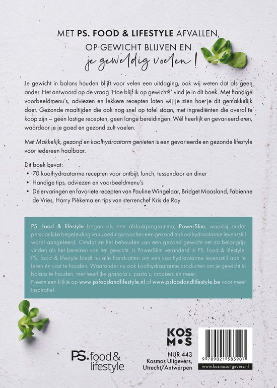Makkelijk, gezond en koolhydraatarm genieten