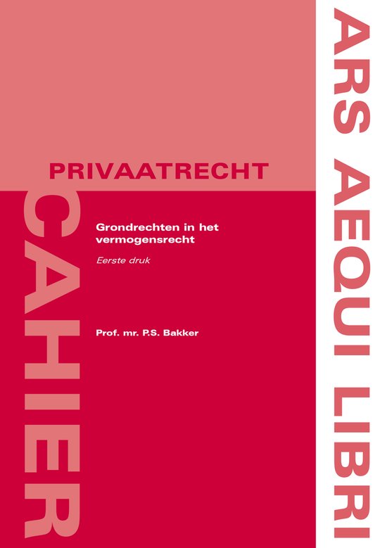 Ars Aequi Cahiers - Privaatrecht - Grondrechten in het vermo ... - cover