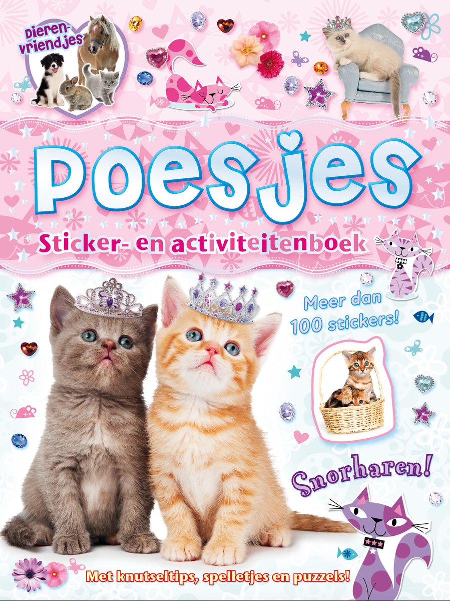 Stickerboek Poesjes Dierenvriendjes
