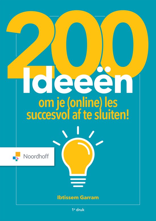 200 ideeën om je (online) les succesvol af te sluiten! - cover