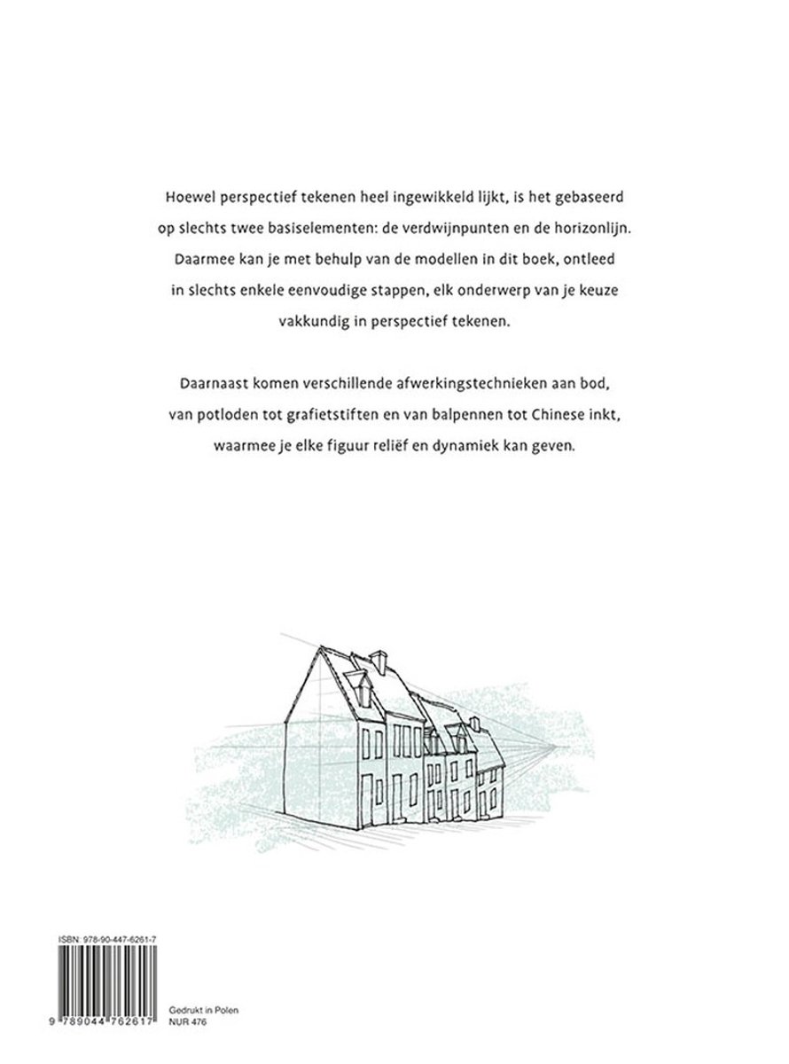 Stap voor stap perspectief leren tekenen - back cover
