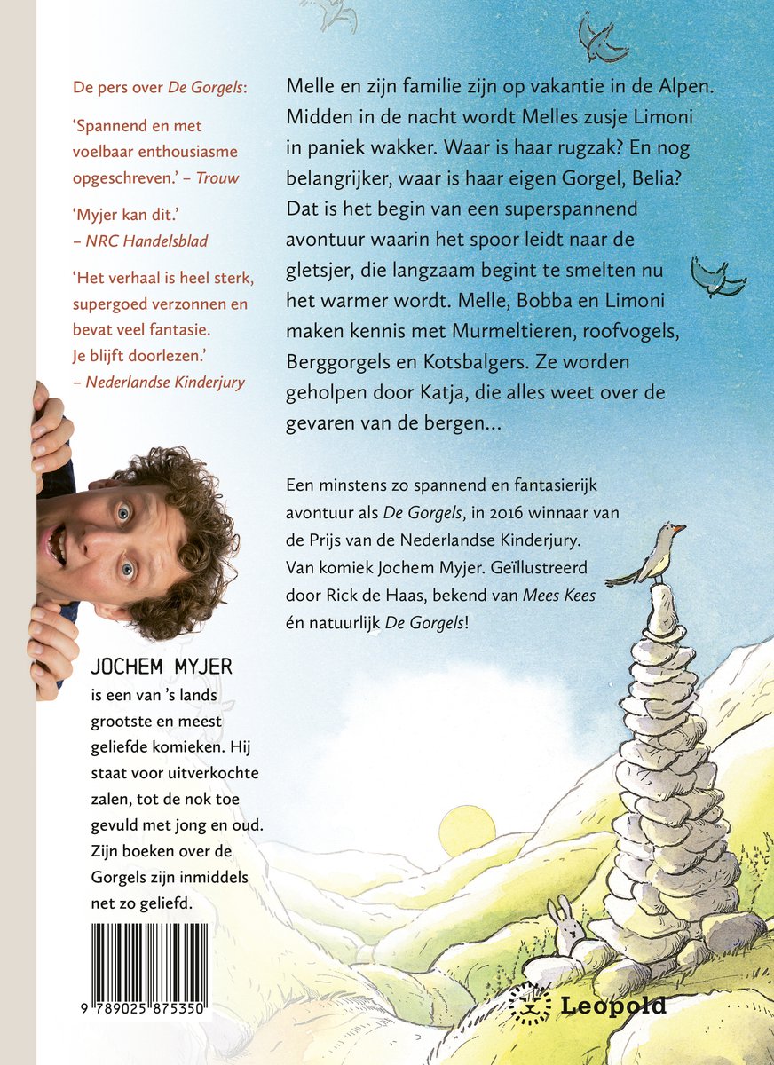 Gorgels - De Gorgels en het geheim van de gletsjer - back cover