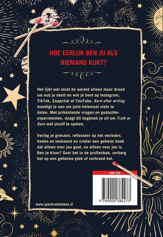 Burn after writing - Astro - Nederlandse editie