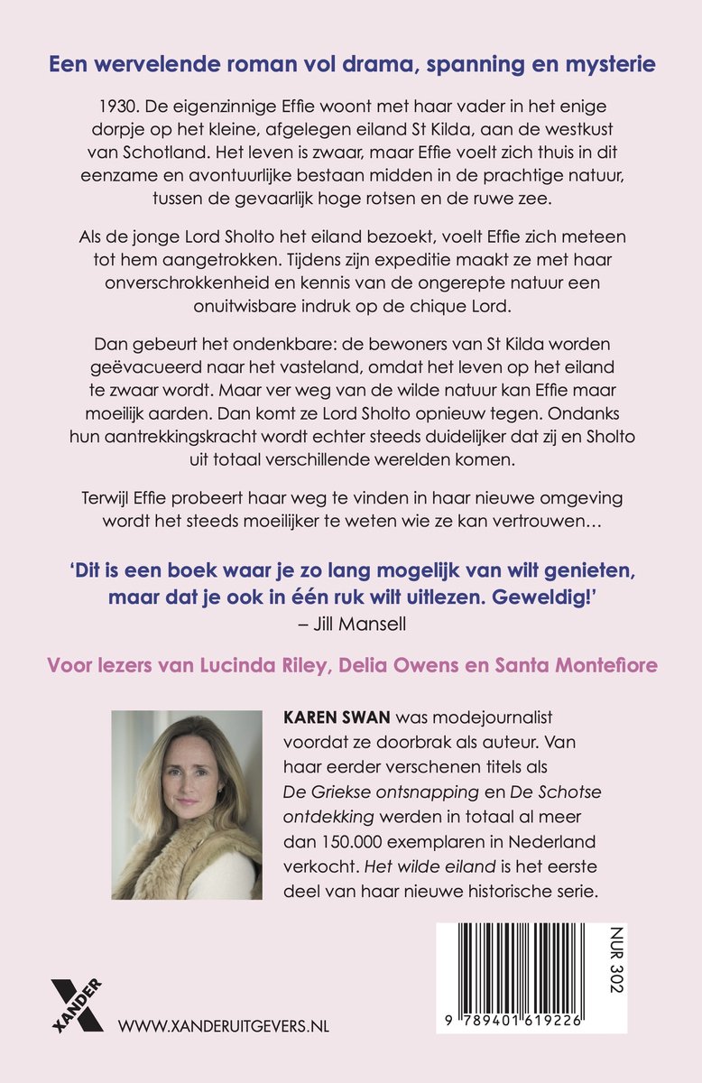 Het wilde eiland 1 - Het wilde eiland - back cover