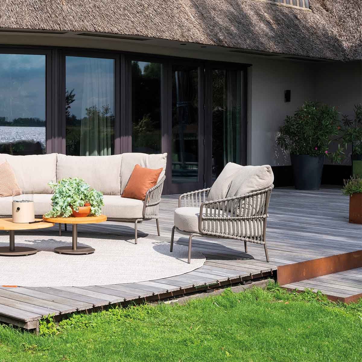 4 Seasons Outdoor Capalbio fauteuil lounge - marron
