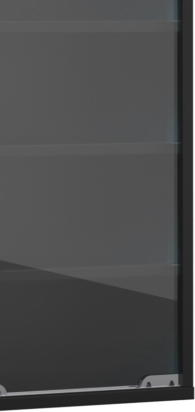 Vitrine - armoire à compartiments - armoire de rangement - 12 compartiments avec portes coulissantes