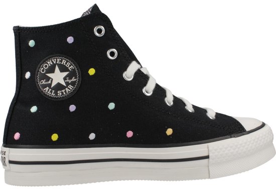 CONVERSE Chuck Taylor All Star Lift Polka Dots Platform Zwart 37,5 EU