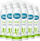 Bol.com Odorex Natural Fresh Anti-Transpirant Deodorant Spray - 6x 150ml - Voordeelverpakking aanbieding