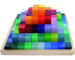 Grimm's Small Stepped Pyramid - 100 blokken bouwset