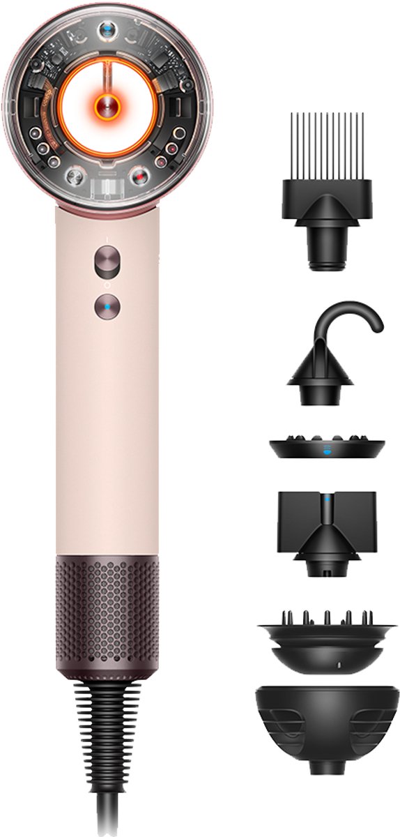 Dyson Supersonic Nural Curly + Coily Ceramic Pink Föhn Roze