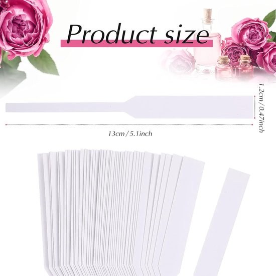100 Stuks Parfum Teststrips - Geurpapierstrips - Essentiële Oliën