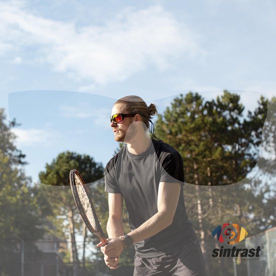 SINNER Apollo Court - Sportbril/ Zonnebril - SINTRAST® lenzen - Grijs - Court lens - Unisex - One size — afbeelding 3