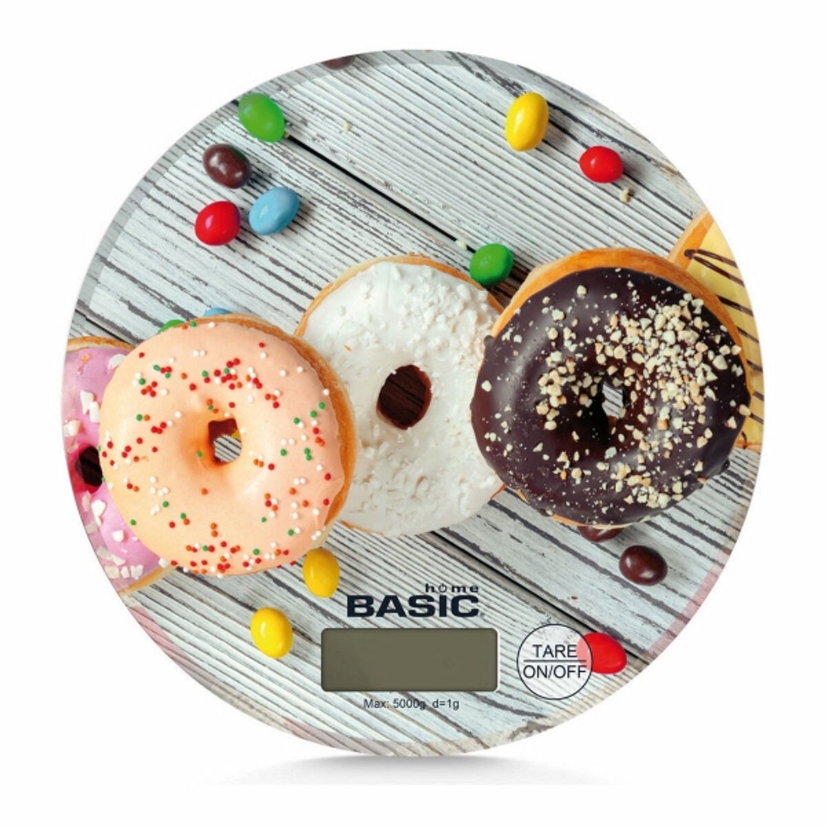 Keukenweegschaal | LCD scherm | 1 gram tot 5000 gram | max 5kg | Home Basic
