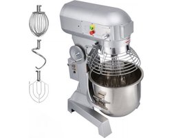 Elektrische Keukenmachine XL - 28L - 3 koppen - Foodprocessor - Keukenrobot - Keukenmixer - RVS Mengkom mixer - 1100W