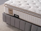New Bed Orthopedisch Matras met 7-Zone Pocketvering en HR Extra Topper, Rugondersteuning, Ergonomisch Ontwerp voor Slaapkamerinnovatie 120 cm x 200 cm