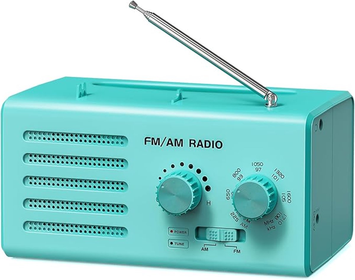Noodradio - Solar Opwindbaar - Solar powerbank - Zonneenergie - Survival Noodpakket - Zaklamp Oplaadbaar - AM/FM - Noodrantsoen - Mint