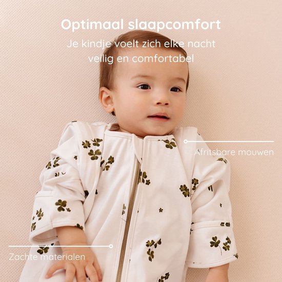 Puckababy 4 seizoenen Slaapzak Baby (6m-2,5y) - 4 Seasons - Lucky Clover