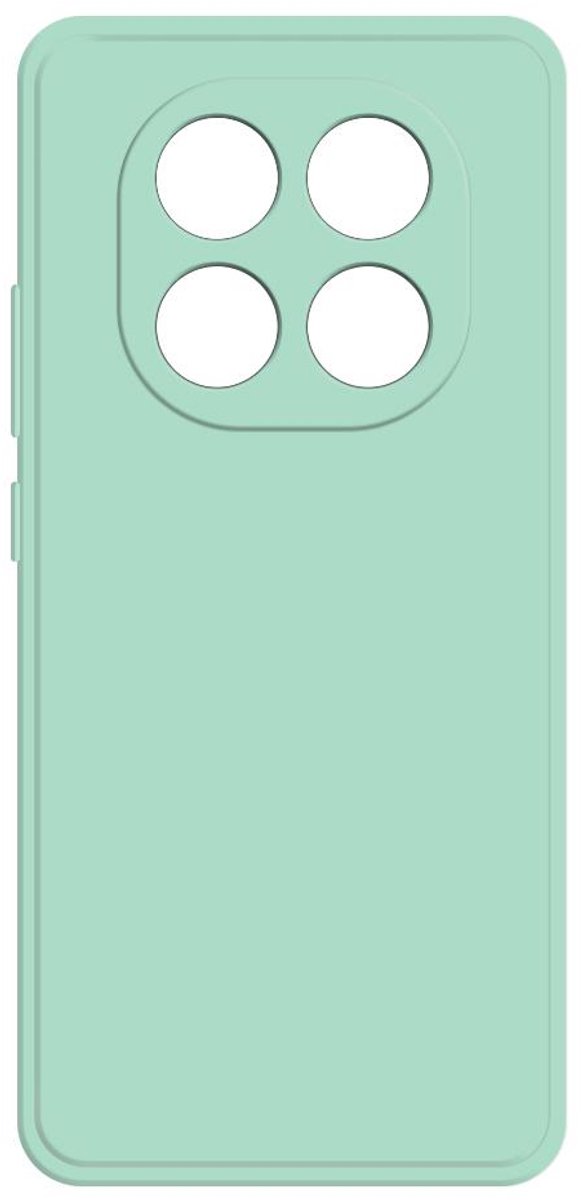 Hoesje voor Xiaomi Redmi Note 14 Pro Plus - Phonesta Color Silicone Back Cover - Mintgroen