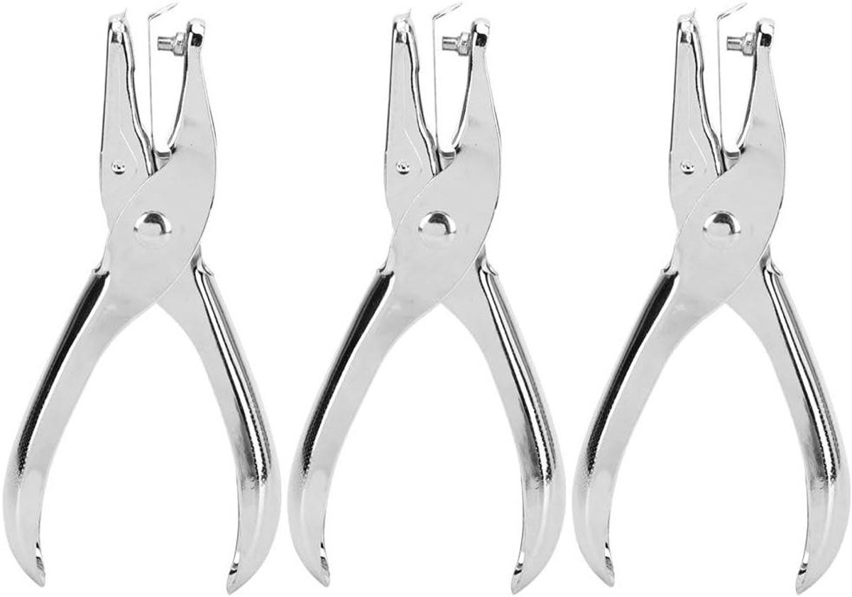 Perforator 3mm Handtang met één gat - 3 Stuks