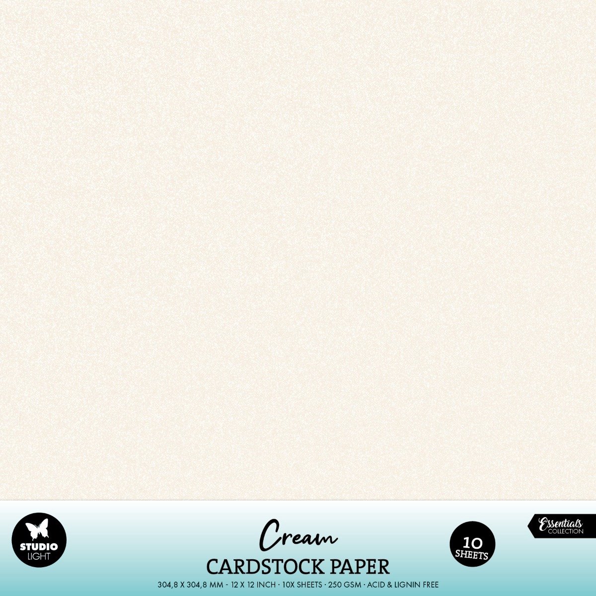 Paper set Cream cardstock scrapbook - Essentials nr. 47