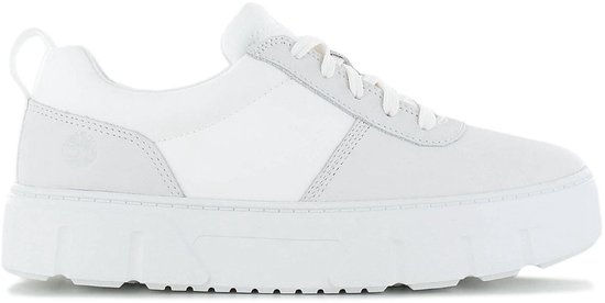 Foto: Timberland sneaker laurel court low lace up dames schoenen leer wit tb0a2pph em2 maat eu 41 5 us 10
