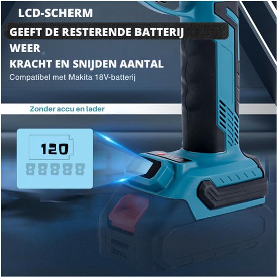 Secateur Electrique Sans Fil Makita Sécateur électrique Professionnel Sans Fil Makita 21 V, Lame SK5, 30 Mm, Moteur Sans Balais, Jardinage Secateur A Batterie