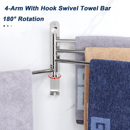 1 porte-serviettes de 36 cm sans perçage, étagère 1 porte-serviettes de 36 cm sans perçage, étagère