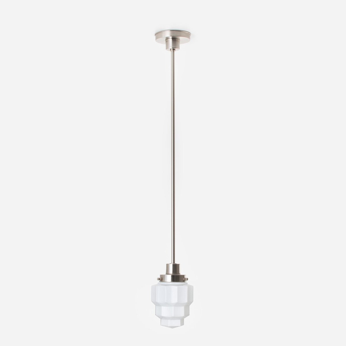 Coloured by Art Hanglamp Empire 20's Matnikkel - Art Deco Trade