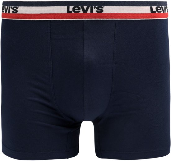 Lot de 2 shorts longs et boxers Levi's Blauw/ Grijs Katoen S
