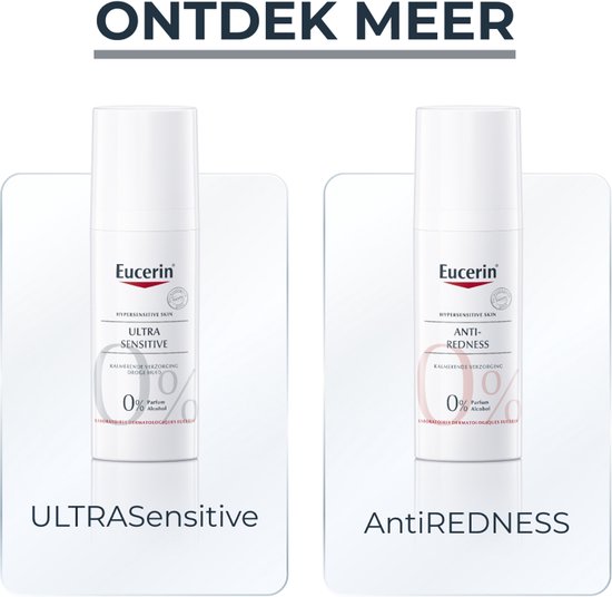 Eucerin AntiREDNESS Kalmerende Dagcreme voor Vrouwen - Corrigerende Crème - Rosacea Crème - Roodheid Gezichtscreme - 50 ml